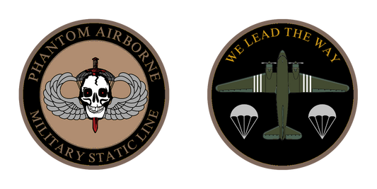 Phantom Airborne Brigade C-47 Challange Coin