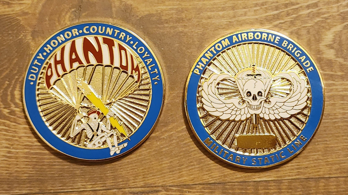 Phantom Airborne Brigade Challange Coin (Dead Carl 2024)