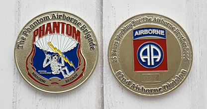 Phantom Airborne Brigade 82nd Airborne Challange Coin