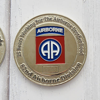 Phantom Airborne Brigade 82nd Airborne Challange Coin