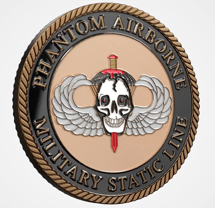 Phantom Airborne Brigade C-47 Challange Coin