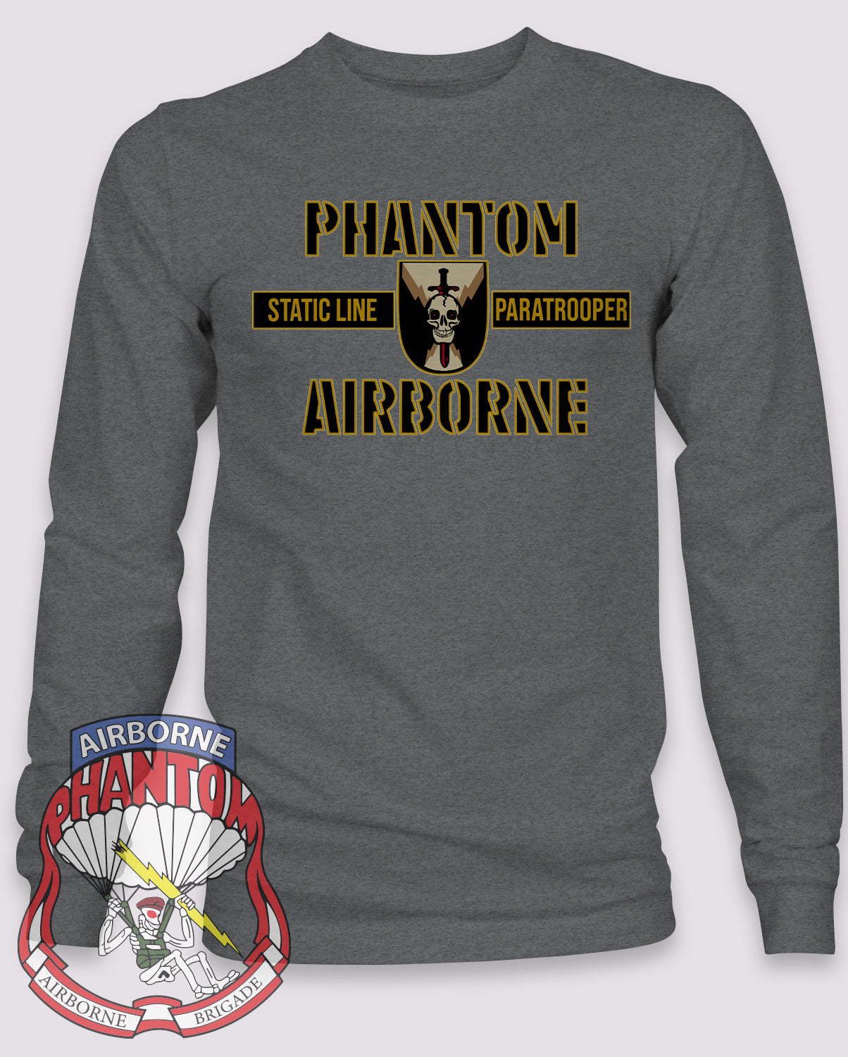 PAB Static Line Paratrooper, Long Sleeve Shirt