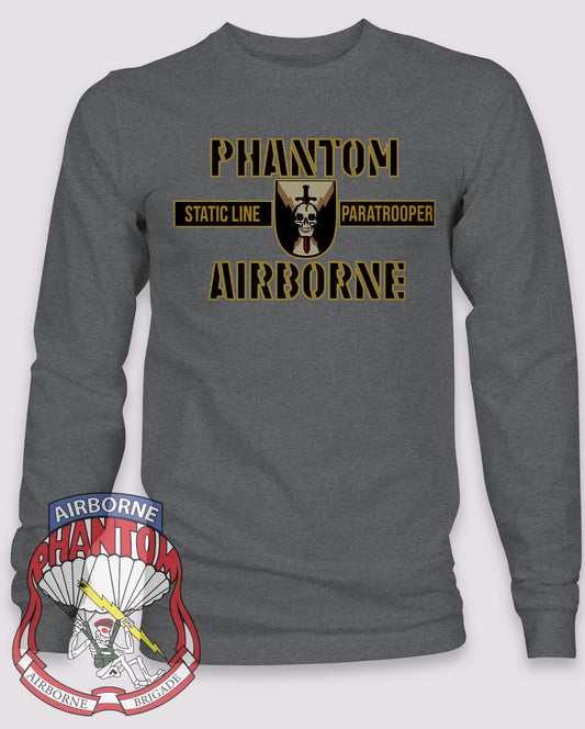 PAB Static Line Paratrooper, Long Sleeve Shirt