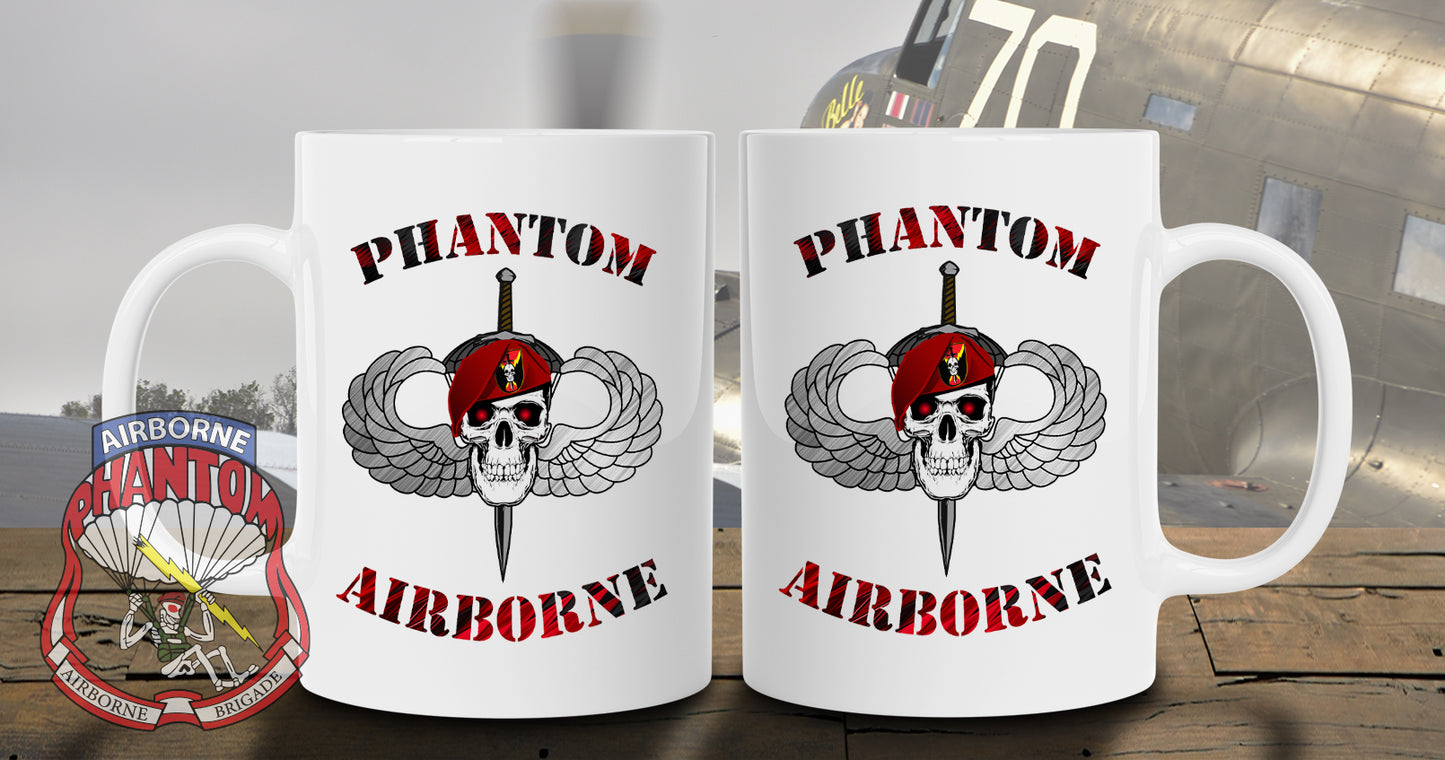 Phantom Airborne Coffee Mug, 15oz