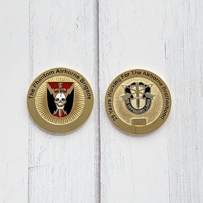 Phantom Airborne Brigade Special Forces Challange Coin