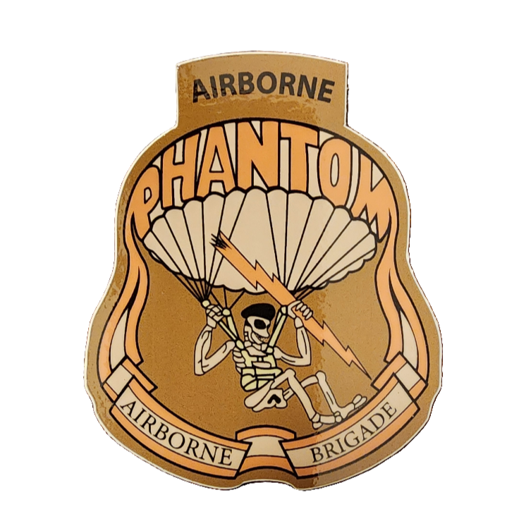 Phantom Airborne Brigade Subdued Patch Sticker